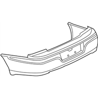 GM 12335973 Fascia,Rear Bumper (Primed)