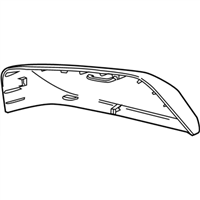 GM 22997387 Cover-Outside Rear View Mirror Housing *Chrome M