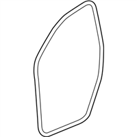 GM 15951732 Weatherstrip Assembly-Front Side Door Auxiliary *Lt Cashmere