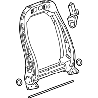 GM 13511644 Frame Assembly-Front Seat Back