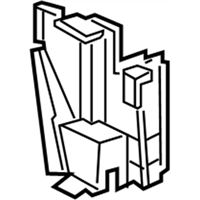 GM 23153517 Baffle-Radiator Air
