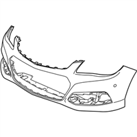 GM 92281913 Fascia Assembly-Front Bumper *Black