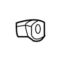 GM 92227575 Clip-Front Wheel Speed Sensor Wire