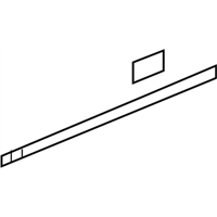 GM 19259496 Molding,Front Side Door Center