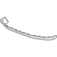 GM OEM Front Bumper-Spoiler Lip Chin Splitter 25758613 