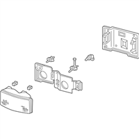 GM 15034929 Headlamp