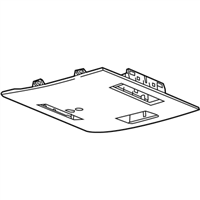 GM 23104426 Plate,Roof Console Opening Trim *Light Ash Gear