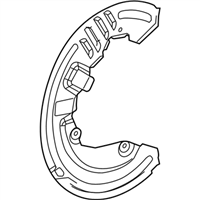 GM 20859491 Shield-Front Brake