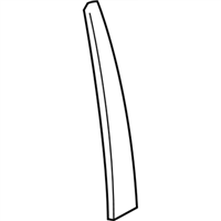 Rear Front Genuine GM 25829587 Window Frame Applique Rear Front Genuine GM 25829587 Window Frame Applique