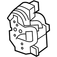 GM 13598379 Latch Assembly-Rear Side Door