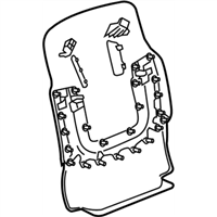 GM 23365177 Panel Assembly-Front Seat Back Finish *Cocoa