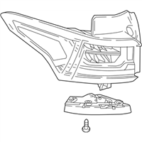 GM 84332111 Lamp,Rear Stop