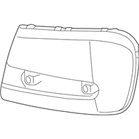 GM 25970915 Headlamp Assembly-(W/Front Side Marker & Park & Turn Signal