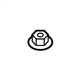 11570273 - GM Nut-Hexagon Flange Prevailing Torque