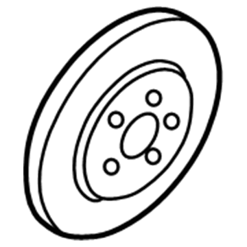 GM 19213925 Front Brake Rotor Assembly