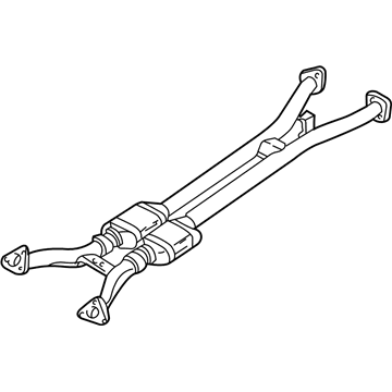 GM 88896488 Oxidation Catalytic Converter Assembly (W/ Exhaust Pipe)