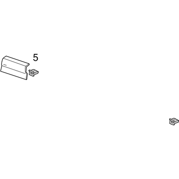 GM 22817431 Molding Extension