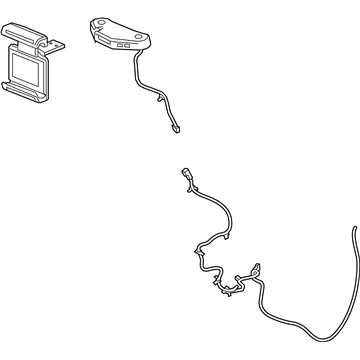 GM 84521046 Universal Tablet Holder with Integrated Power