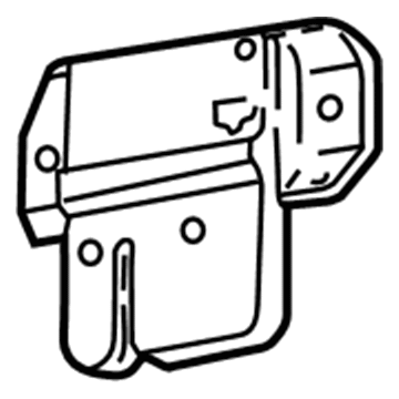 GM 16637249 Rear Compartment Lid Lock Assembly