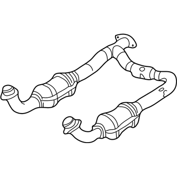 GM 19206638 3-Way Catalytic Convertor Assembly (W/ Exhaust Manifold Pipe)