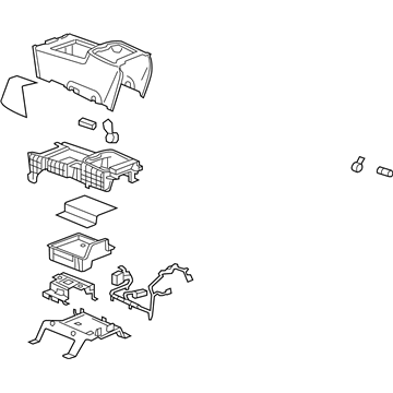 GM 20943739 Console Assembly