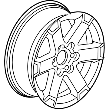 GM 19152211 Wheel Rim Kit, Aluminum