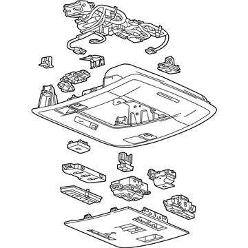 GM 84083254 Console Assembly
