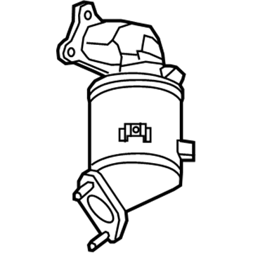 GM 84256773 Warm Up 3Way Catalytic Convertor Assembly (W/ Exhaust Pip