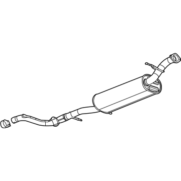 GM 94738538 Exhaust Muffler Assembly (W/ Exhaust Pipe)