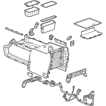 GM 84288052 Console Assembly