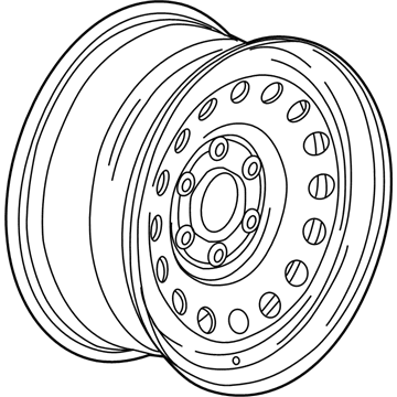 GM 9596426 Spare Wheel