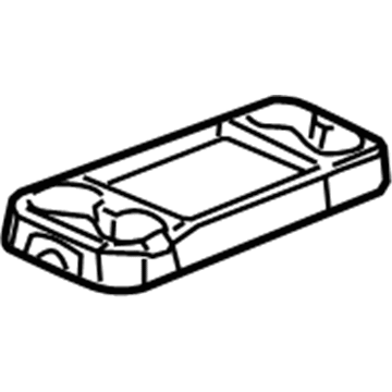GM 89043084 Tray, Rear Seat Console *Gray