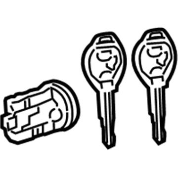 GM 19184239 Cylinder & Keys