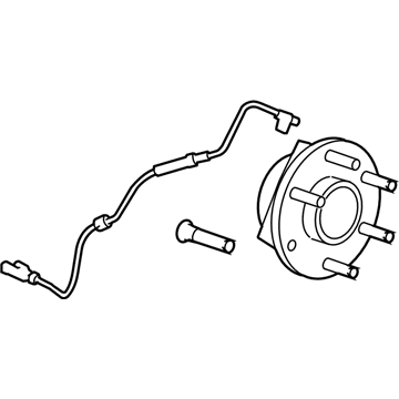 GM 84356643 Front Wheel Bearing (W/ Bearing & Wheel Speed Sensor)