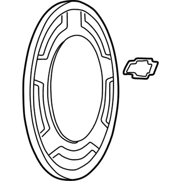 GM 14074879 Wheel Trim Cover Assembly