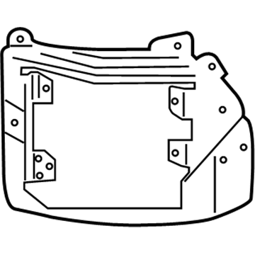 GM 84029811 Outer Bracket
