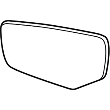 GM 23105584 Mirror-Outside Rear View (Reflector Glass & Backing Plate)