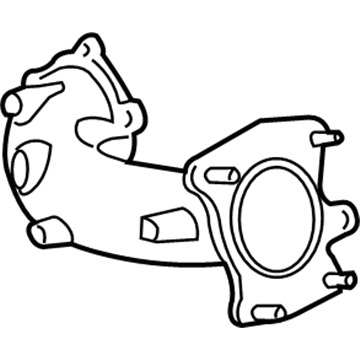 GM 12600895 Elbow-Turbo Exhaust Pipe