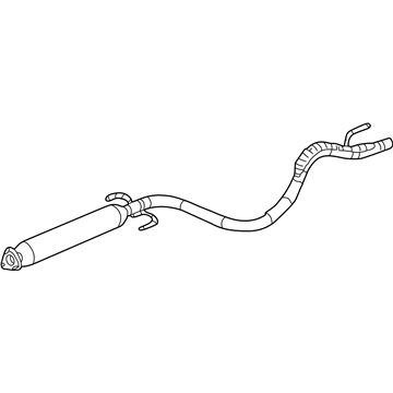 GM 15237882 Exhaust Resonator Pipe Assembly