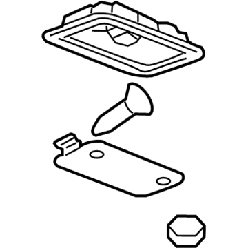 GM 25850225 Dome Lamp Assembly