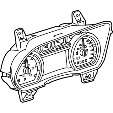 GM 84054166 Instrument Cluster Assembly