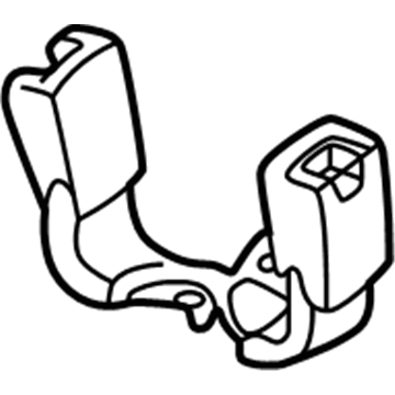 GM 22678006 Rear Seat Belt Kit Center(Buckle Side) *Light Oak