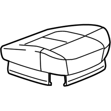 GM 19149411 Cover Asm, Rear Seat Cushion *Medium Cashmere