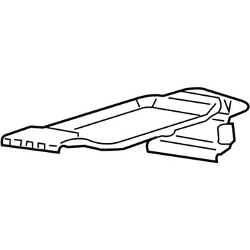 GM 25948699 Tray Asm-Rear Floor Console Storage Lower *Ebony