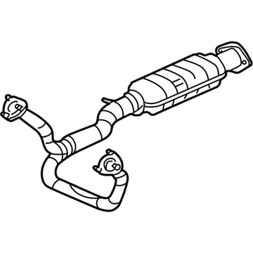 GM 15156887 Exhaust Manifold Pipe Assembly *Marked Print