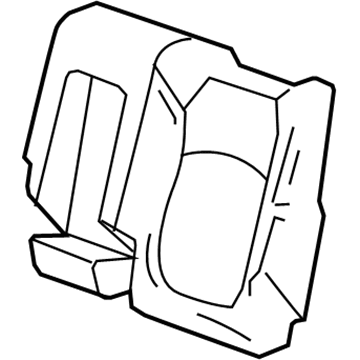 GM 15900871 Cover, Rear Seat Back Cushion