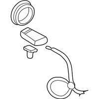 OEM GMC Sonoma Sensor Asm, Front Wheel Speed - 19181876