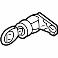 OEM Pontiac G3 Cylinder Kit, Front Side Door Lock (W/ Key)<See Guide/Conta - 93745827