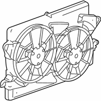 OEM Pontiac Torrent Fan Shroud - 19130231