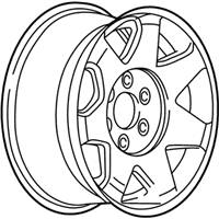 OEM Cadillac Escalade Wheel - 9596873